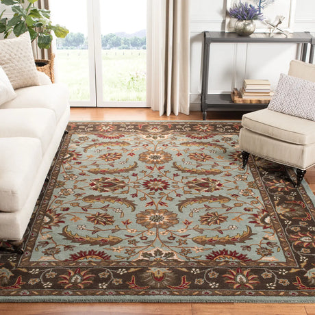 Safavieh Heritage 9'-6" x 13'-6" Rug in Blue / Brown