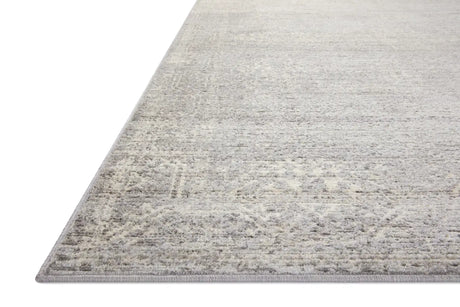 Loloi Indra Ina-02 Silver/Ivory Rug - rug corner
