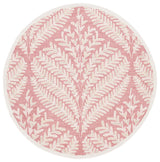 Safavieh Capri 5'-0" x 5'-0" Rug in Pink / Ivory