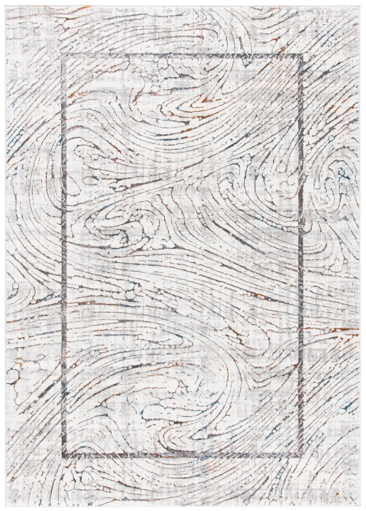 Safavieh Sonoma 4'-5" x 6'-5" Rug in Ivory / Grey