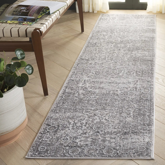 Safavieh Finley 2'-2" x 10'-0" Rug in Grey / Beige