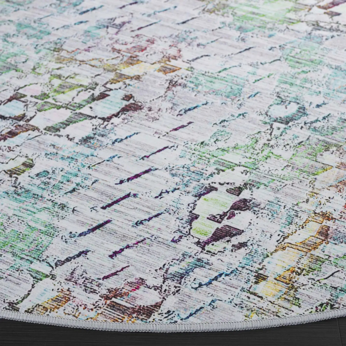 Safavieh Tacoma 6'-0" x 6'-0" Rug in Grey / Green