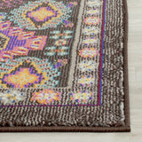 Safavieh Monaco 2'-2" x 10'-0" Rug in Brown / Multi