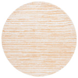 Safavieh Rumi Shag 6'-7" x 6'-7" Rug in Gold / Ivory