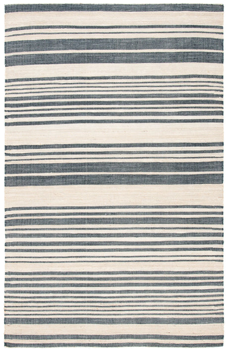 Safavieh Kilim 4'-0" x 6'-0" Rug in Ivory / Charcoal