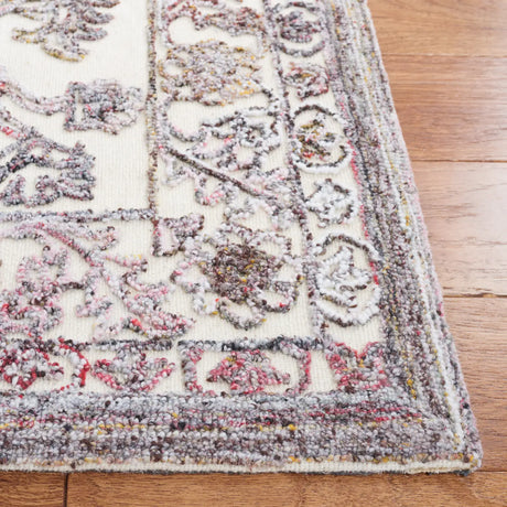 Safavieh Trace 4'-0" x 6'-0" Rug in Red / Ivory