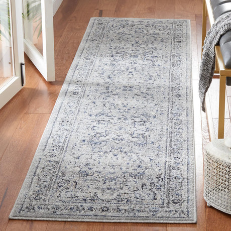 Safavieh Charleston 2'-0" x 10'-0" Rug in Grey / Dark Grey