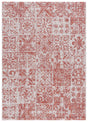 Safavieh Courtyard 5'-3" x 7'-7" Rug in Red / Beige