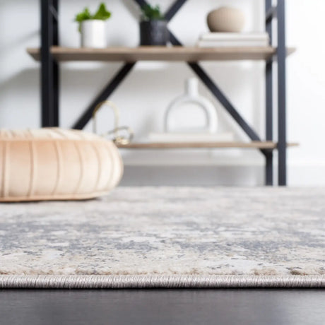 Safavieh Continental 4'-0" x 6'-0" Rug in Light Beige / Dark Grey