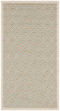 Safavieh Veranda 2'-7" x 5'-0" Rug in Cream / Aqua