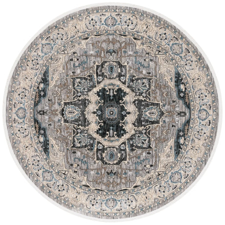 Safavieh Artifact 6'-7" x 6'-7" Rug in Grey / Ivory