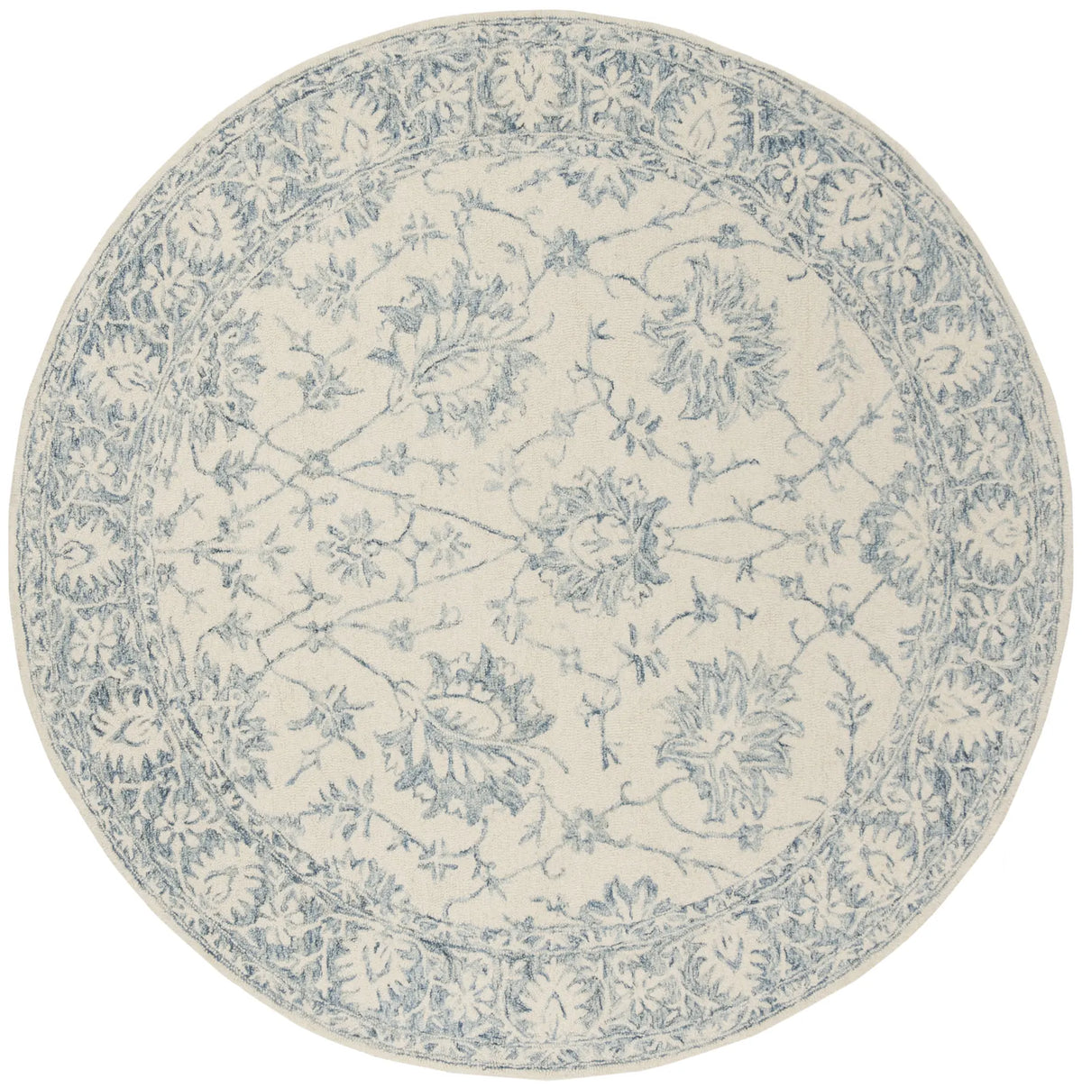Safavieh Blossom 6'-0" x 6'-0" Rug in Ivory / Blue