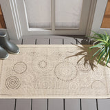 Safavieh Courtyard 2'-0" x 3'-7" Rug in Natural / Brown