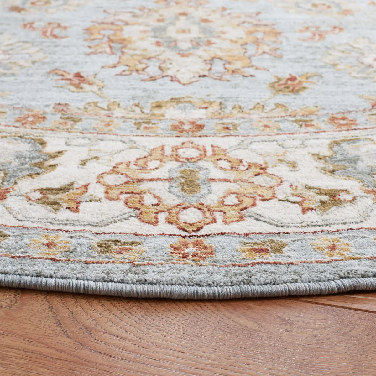 Safavieh Hamilton 6'-7" x 6'-7" Rug in Blue / Ivory