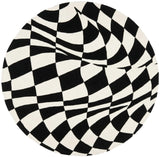 Safavieh Soho 6'-0" x 6'-0" Rug in Black / Ivory
