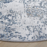 Safavieh Carter 6'-7" x 6'-7" Rug in Taupe / Navy
