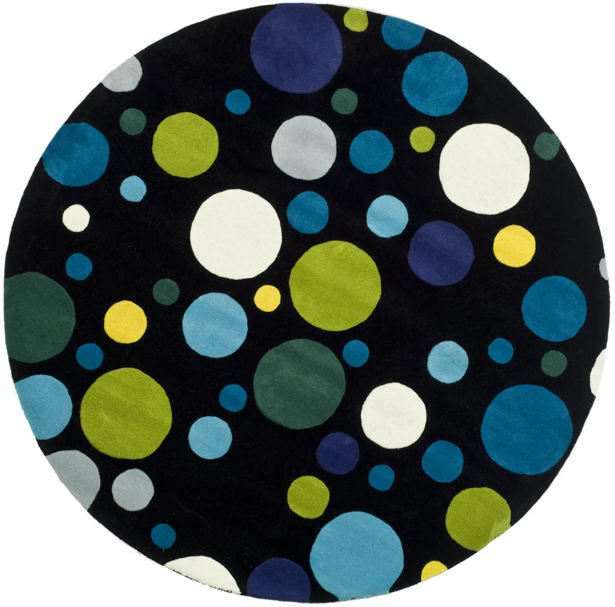 Safavieh Soho 6'-0" x 6'-0" Rug in Black / Multi