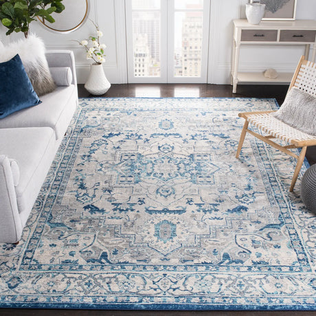 Safavieh Brentwood 10'-0" x 13'-0" Rug in Light Grey / Blue