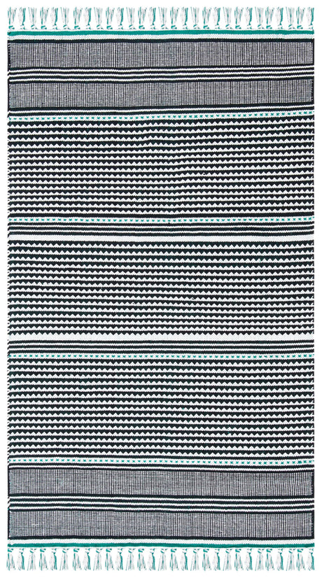 Safavieh Montauk 3'-0" x 5'-0" Rug in Teal / Multi