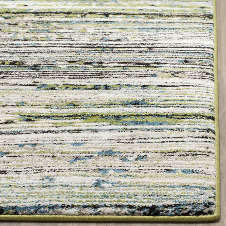 Safavieh Porcello 4'-0" x 6'-0" Rug in Cream / Green