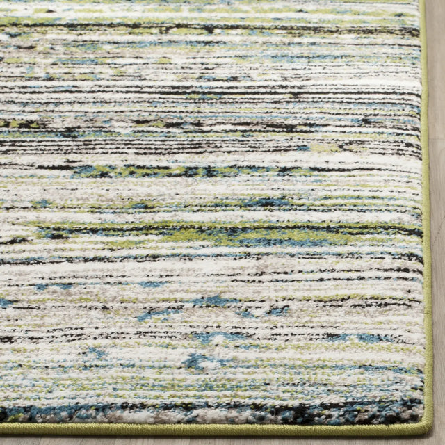 Safavieh Porcello 4'-0" x 6'-0" Rug in Cream / Green