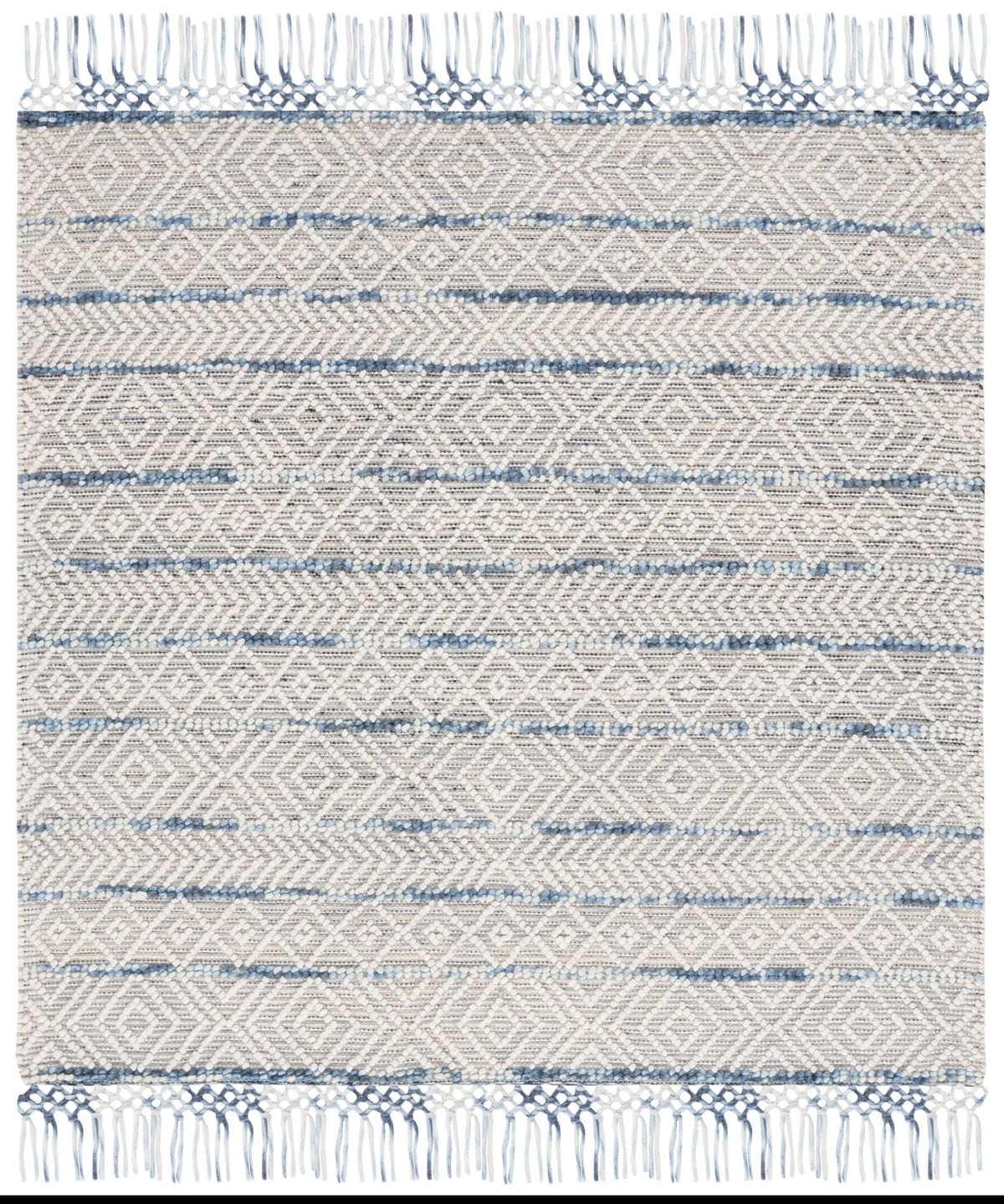 Safavieh Natura 6'-0" x 6'-0" Rug in Ivory / Blue