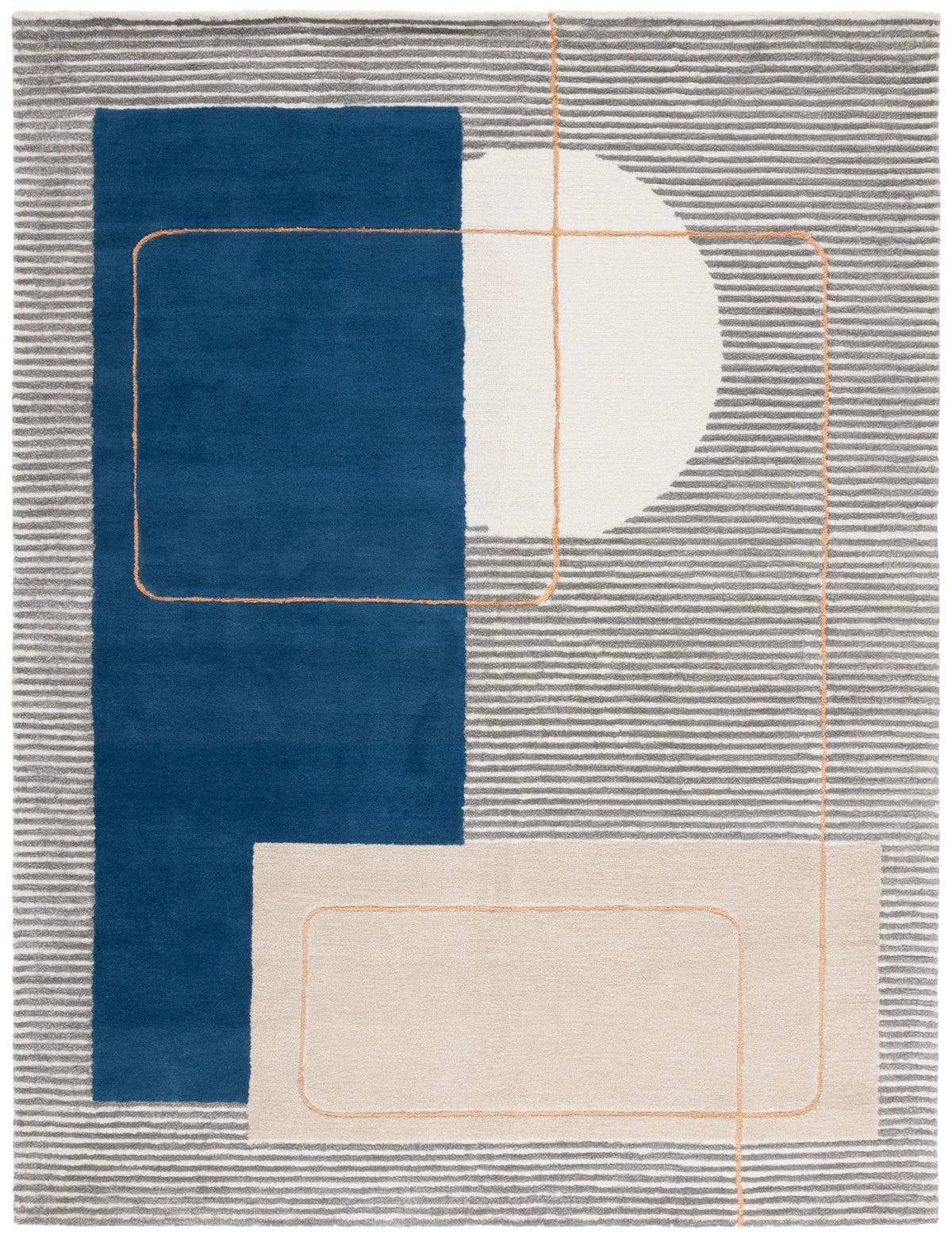 Safavieh Ebony 10'-0" x 14'-0" Rug in Beige / Blue