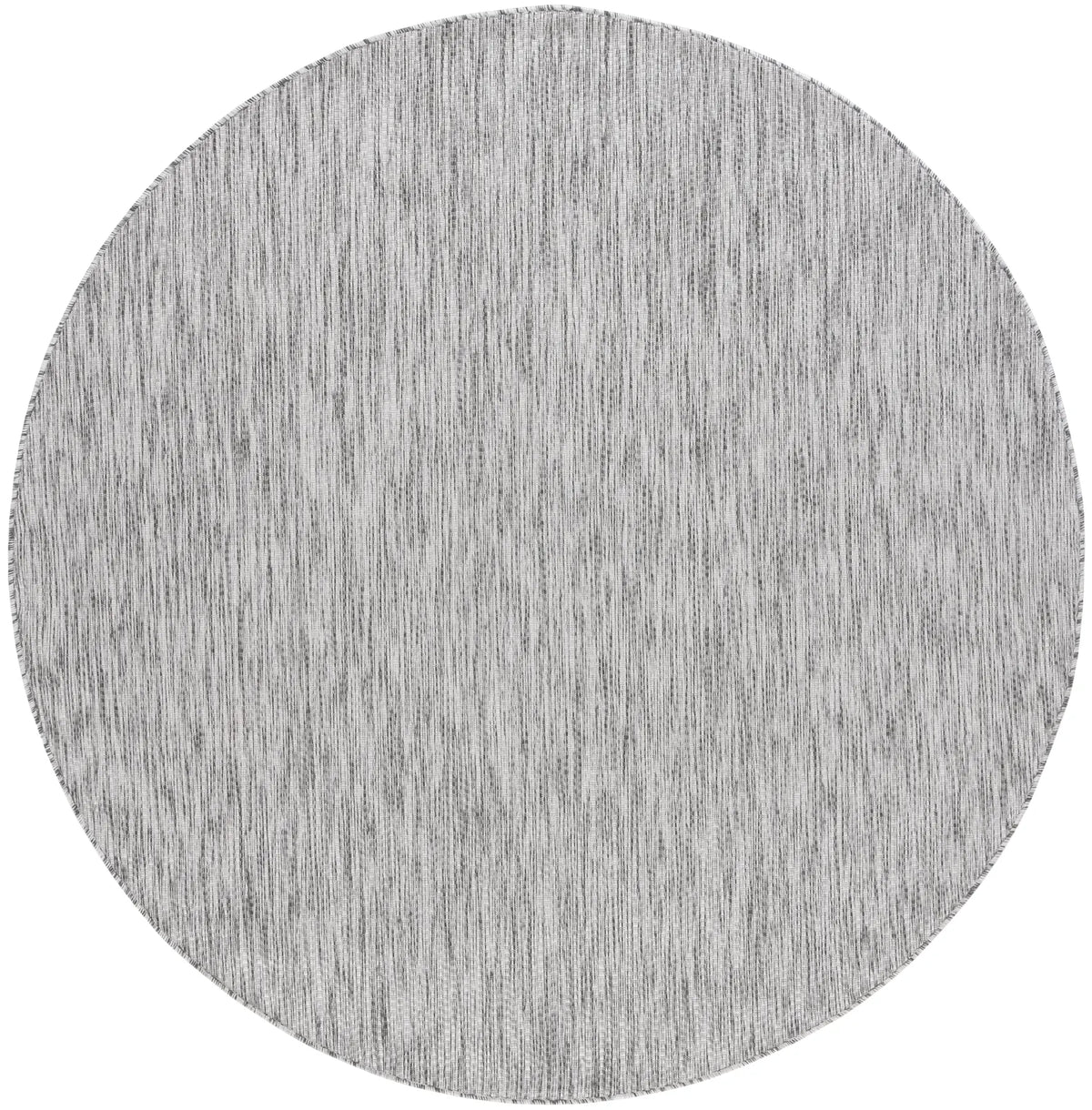 Safavieh Courtyard 6'-7" x 6'-7" Rug in Ivory / Dark Grey