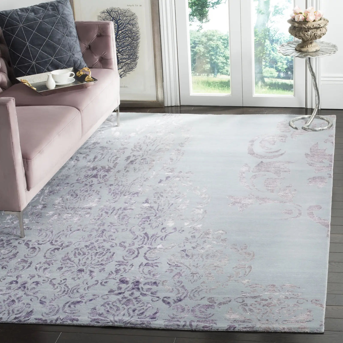 Safavieh Tibetan 6'-0" x 9'-0" Rug in Beige / Purple