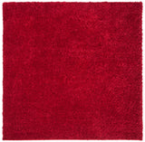 Safavieh August Shag 900 6'-7" x 6'-7" Rug in Red