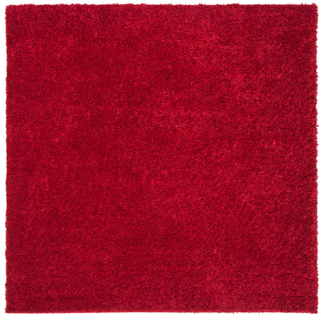 Safavieh August Shag 900 6'-7" x 6'-7" Rug in Red