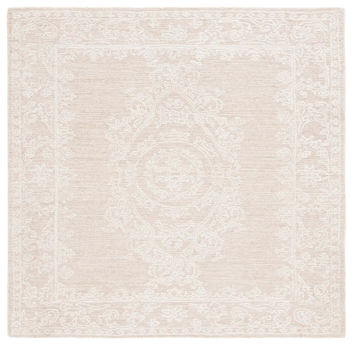 Safavieh Abstract 6'-0" x 6'-0" Rug in Ivory / Beige