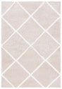 Safavieh Tahoe Shag 4'-0" x 6'-0" Rug in Beige / White