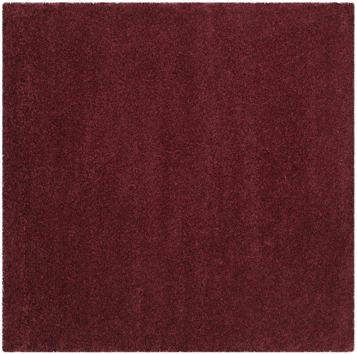 Safavieh Santa Monica Shag 6'-7" x 6'-7" Rug in Maroon