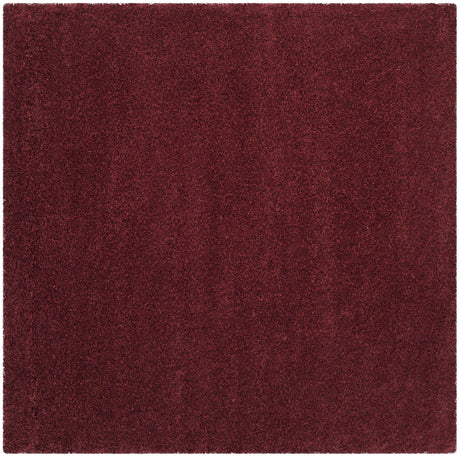 Safavieh Santa Monica Shag 6'-7" x 6'-7" Rug in Maroon