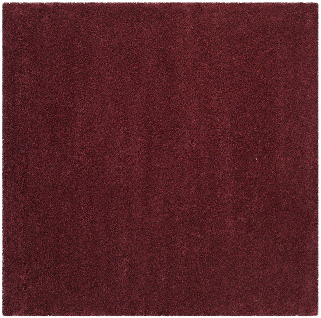 Safavieh Santa Monica Shag 6'-7" x 6'-7" Rug in Maroon