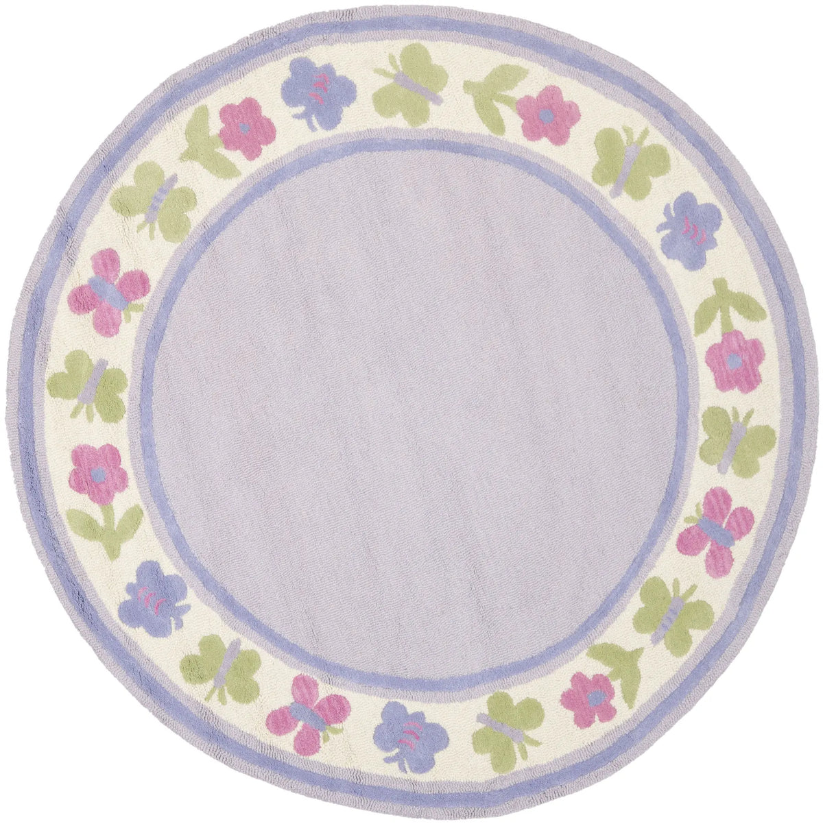 Safavieh Safavieh Kids 6'-0" x 6'-0" Rug in Lavander / Multi