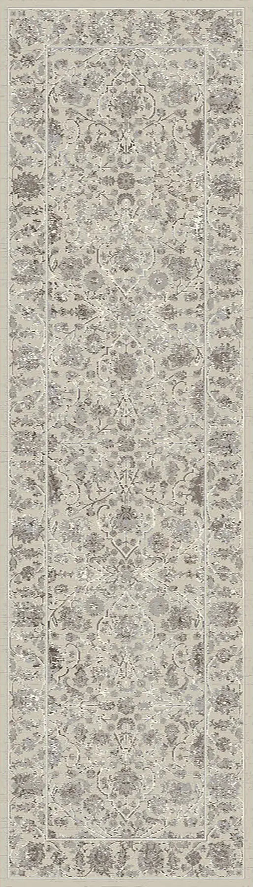 Dynamic Rugs Renaissance 3151 Ivory/Grey Rug - Runner