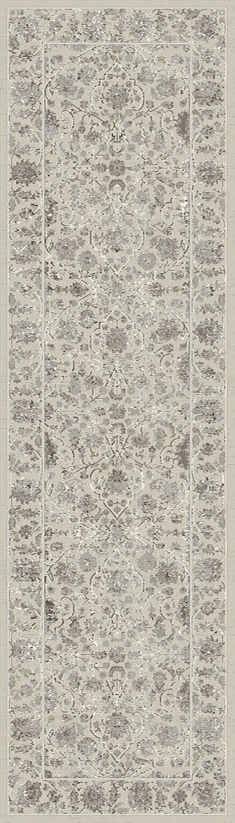 Dynamic Rugs Renaissance 3151 Ivory/Grey Rug - Runner