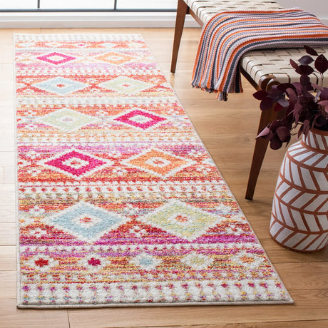 Safavieh Adirondack 2'-6" x 8'-0" Rug in Rust / Ivory