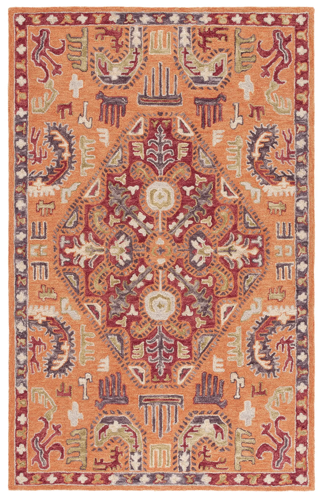 Safavieh Aspen 4'-0" x 6'-0" Rug in Rust / Red
