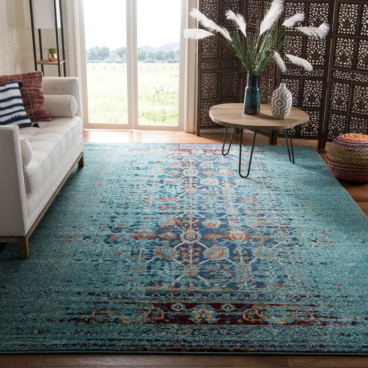 Safavieh Monaco 10'-0" x 14'-0" Rug in Blue / Multi