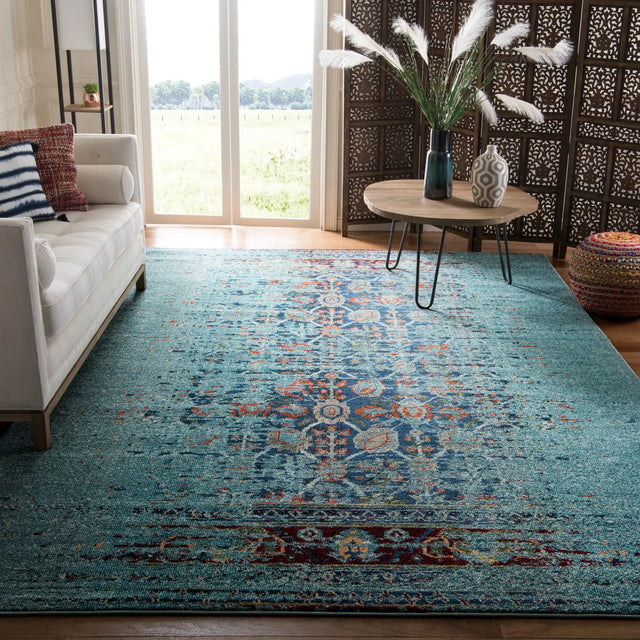 Safavieh Monaco 10'-0" x 14'-0" Rug in Blue / Multi