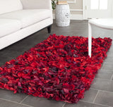 Safavieh Rio Shag 3'-0" x 5'-0" Rug in Red / Multi