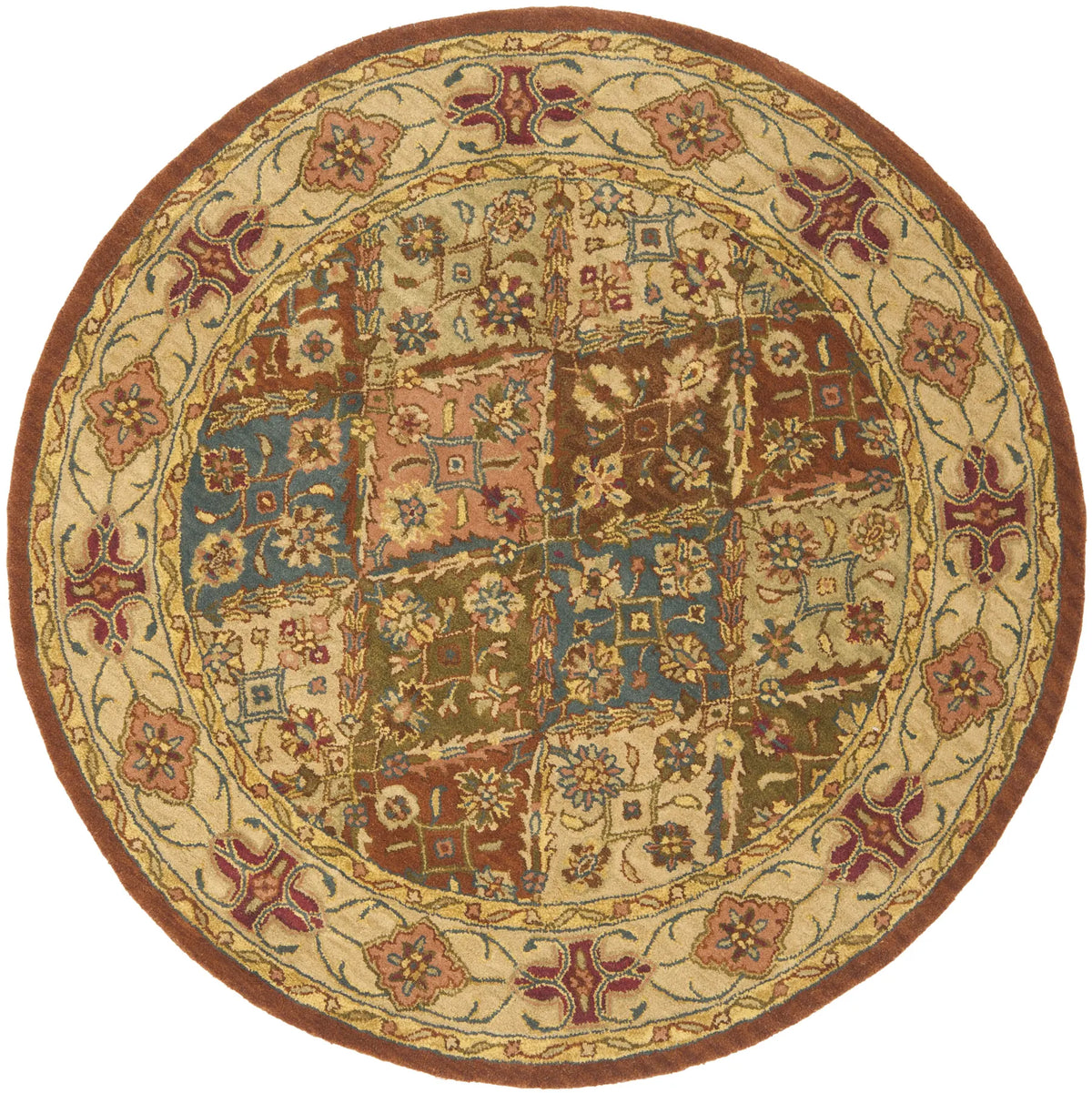 Safavieh Heritage 6'-0" x 6'-0" Rug in Beige / Beige