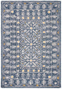 Safavieh Micro-Loop 4'-0" x 6'-0" Rug in Blue / Ivory