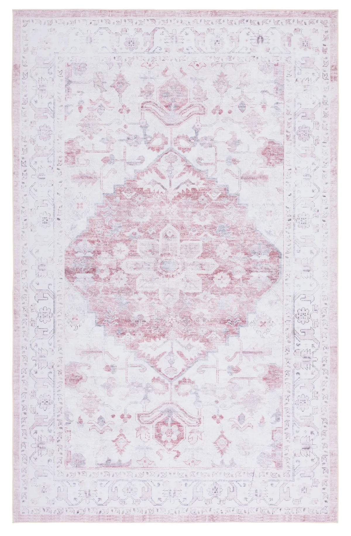 Safavieh Tucson 4'-0" x 6'-0" Rug in Beige / Rust