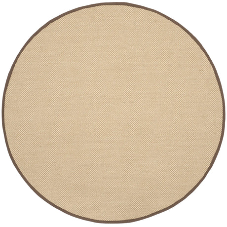 Safavieh Natural Fiber 6'-0" x 6'-0" Rug in Maize / Brown