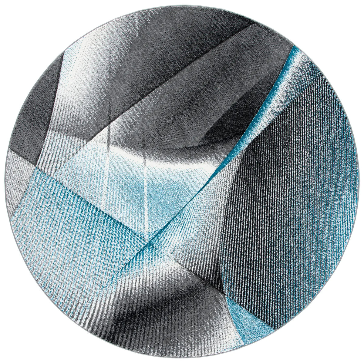 Safavieh Hollywood 6'-7" x 6'-7" Rug in Grey / Blue