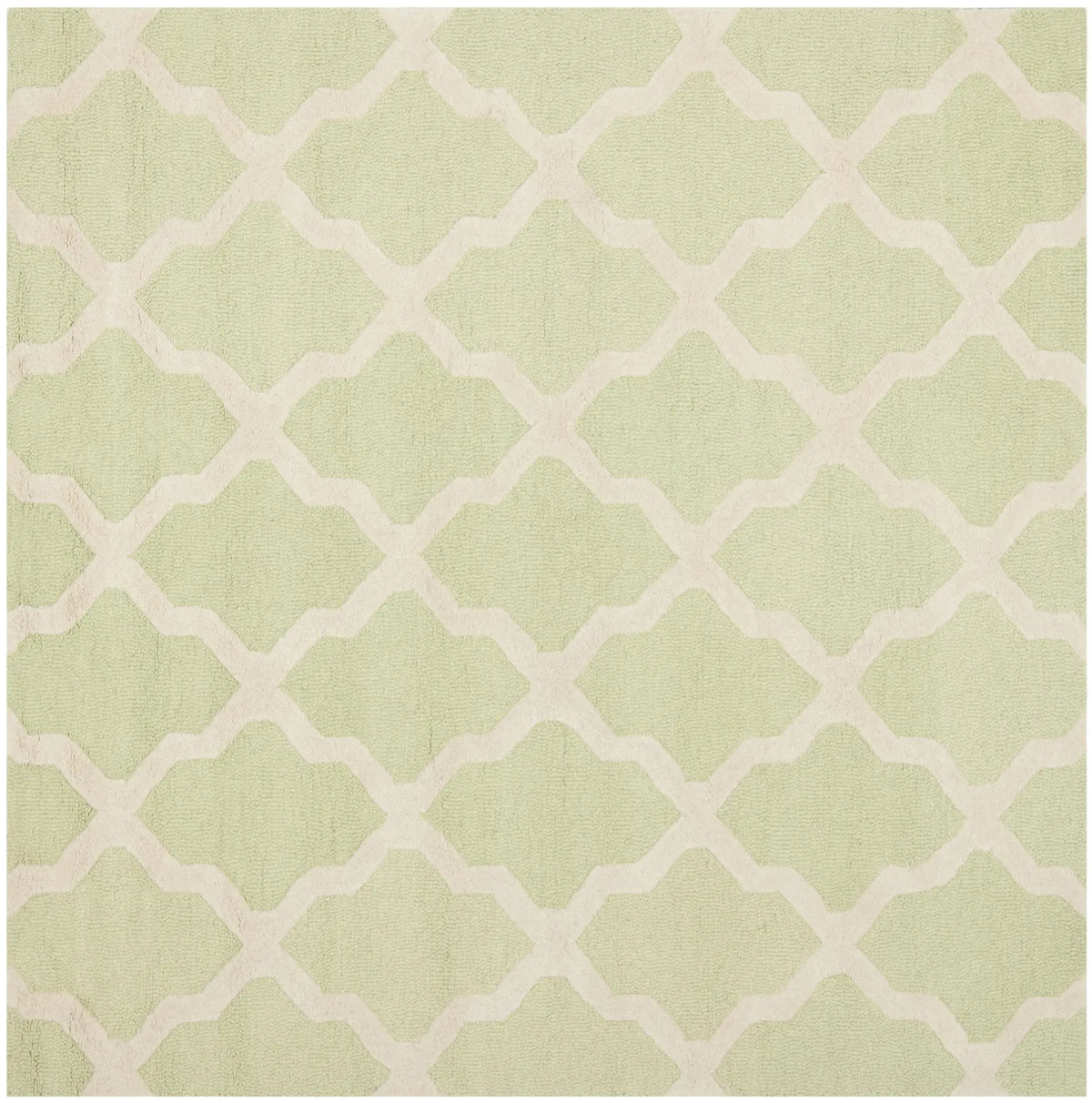 Safavieh Cambridge 6'-0" x 6'-0" Rug in Light Green / Ivory